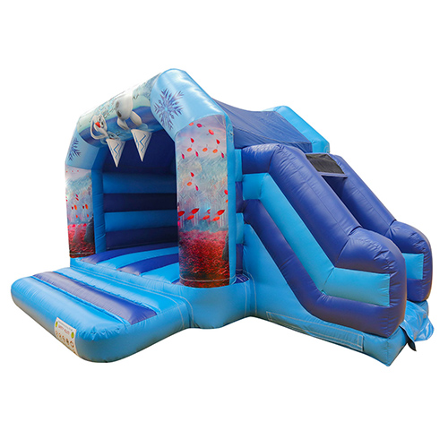 Frozen inflatable bouncer slideYG-123