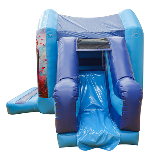 Frozen inflatable bouncer slideYG-123