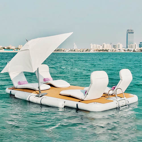 Inflatable Floating Platform with ChairYFP-12
